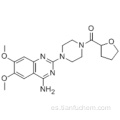 Metanona, [4- (4-amino-6,7-dimetoxi-2-quinazolinil) -1-piperazinil] (tetrahidro-2-furanil) -, clorhidrato CAS 63074-08-8